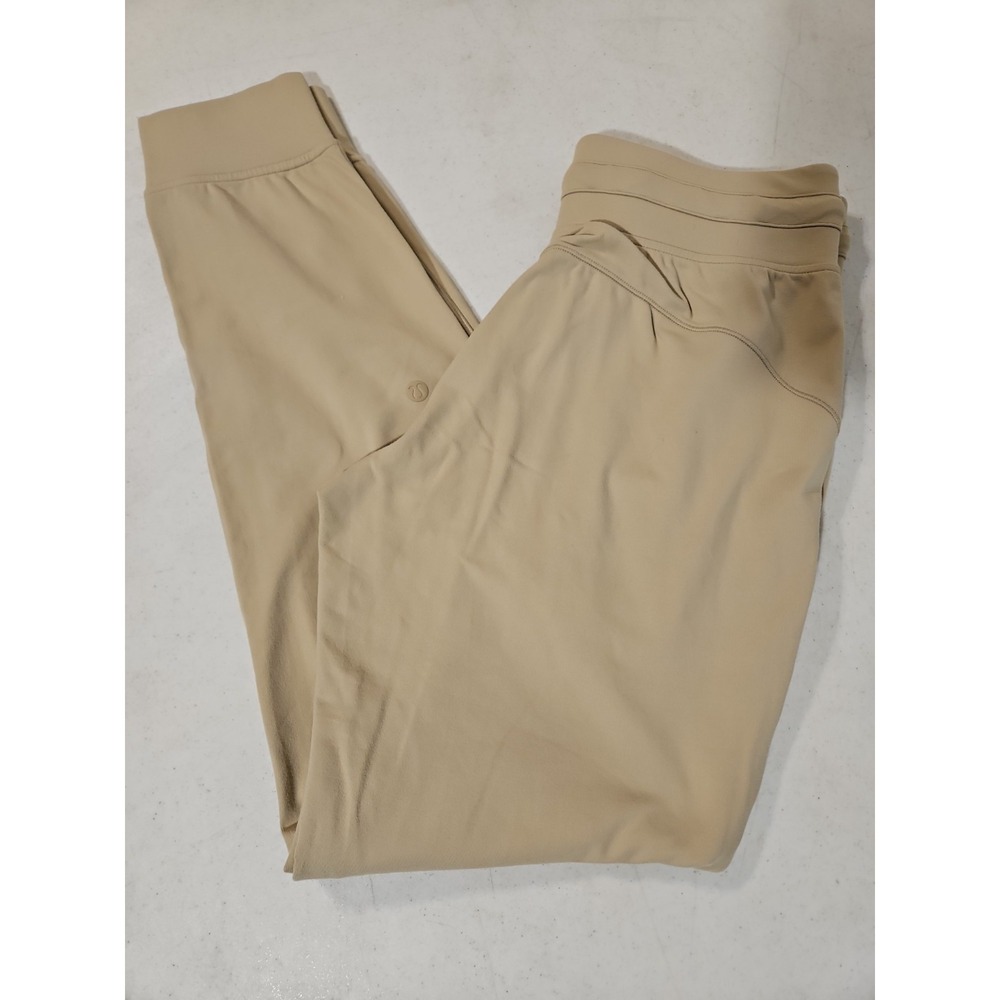 Lululemon Ready To Rulu Joggers Womens 6 Tan High Rise Jogger Pants EUC (L138